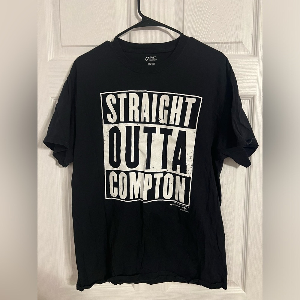 Port & Company Men’s Tshirt Size Large 2016 Straight Out Of Compton Movie Shirt